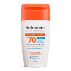 Protetor Solar Facial Helioderm 3 em 1 FPS 70 120g