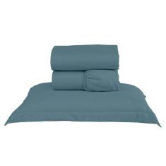 Jogo de Lençol Solteiro 3 Peças Percal 300 Fios Charme com Aba America