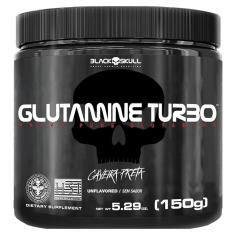 Glutamine l-glutamina pura turbo 150g - black skull