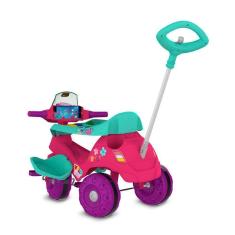 Triciclo Velobaby 357 Função Passeio Pedal Bandeirantes Rosa