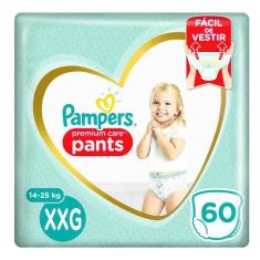 Fralda Pampers Premium Care Pants Top Tamanho Xxg 60 Unidades