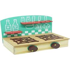 Brincando de Comidinhas - Cooktop - Madeira - 598 - New Art