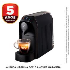 Cafeteira Espresso Passione Preta Automática - TRES 3 Corações
