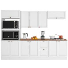 Cozinha Completa Unna 11 Portas 2 Gavetas Poliman Móveis