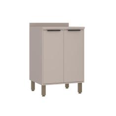 Balcão 60cm 2 Portas com Tampo Stylo Luciane Móveis