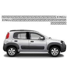 Adesivo Logo Faixa Fiat Uno Mille Way Xingu Kit Completo - SPORTINOX