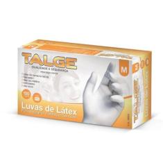 Luva de Latex M talcada Talge cartucho com 100 un