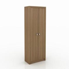 Armário Alto para Escritório 2 Portas ME4105 Tecno Mobili, Amêndoa