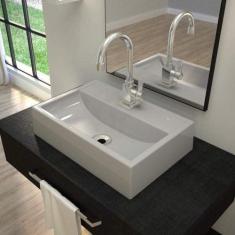 Cuba de Apoio para Banheiro Q45w Retangular Compace