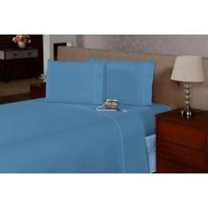 Lençol Queen 40cm Avulso C/ Elástico Percal Flex 400 Fios - Dryka Enxo