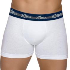 Cueca zorba boxer 702-0, Branco, XGG