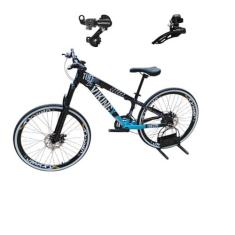 Bicicleta Aro 26 Vikingx Tuff 25 Cambio Shimano Traseiro Dianteiro 24v