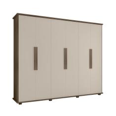 Guarda-roupa Com 4 Gavetas Bolzano Freijó Off White