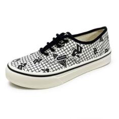 Tênis Redley Originals Icons Branco Pretro-Feminino