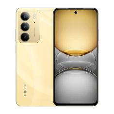 Celular Realme C75 Lightning Gold, Tela de 6,67", 5G, 256GB e Câmera de 50MP - RMX3963