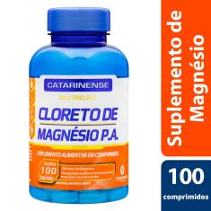 Suplemento Alimentar Cloreto de Magnésio P.A. Catarinense Nutrição com 100 comprimidos 100 Comprimidos