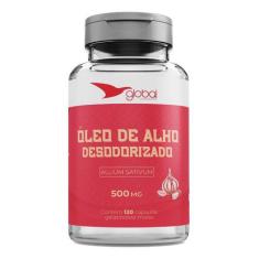 Óleo De Alho Desodorizado(500Mg) 120 Cáps-Global Suplementos