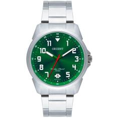 Relógio ORIENT masculino analógico verde MBSS1154A E2SX