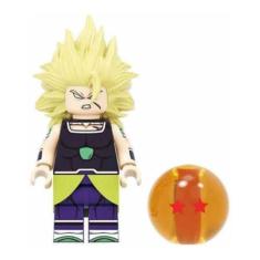 Boneco Blocos De Montar Dragon Ball Super Sayan Broli