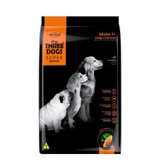 Ração Cães Three Dogs Super Sênior Frango e Chá Verde 15kg