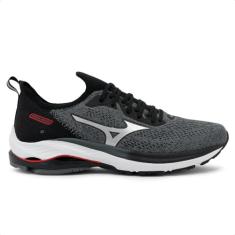 Tênis Mizuno Wave Zest Preto e Cinza