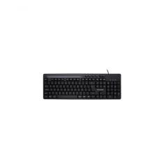 Teclado Multimidia Office Usb Preto Com Apoio Para Smartphon
