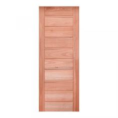 Kit com 2 Portas de Madeira Folha 210cmx80cmx3cm Pe30 Esel Natural