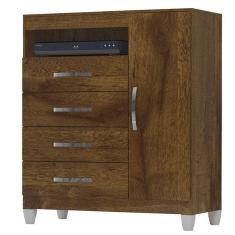 Cômoda Sapateira Cannes Malbec - Incorplac