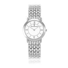 Relógio De Pulso Jean Vernier Pulseira Aço Unissex Jv03014