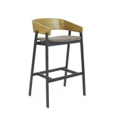 Banqueta Coller Aço - Madeira em Nogueira - ArteFama, FAIXA 3 INOVATIV