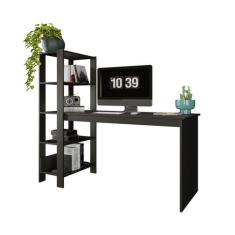 Escrivaninha Estudo Home Office Industrial Para Escritório Mesa Trabal