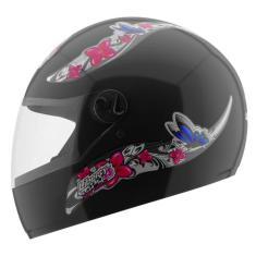 Capacete Fechado Moto Pro Tork Liberty 4 Girls Feminino Segurança Conf