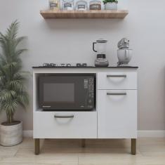 Balcão Cooktop 2 Portas 1 Gaveta Teresina