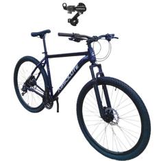 Bicicleta Absolute Nero 5 Aro 29 21 Vel Câmbio Traseiro Shimano, Azul,