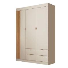 Guarda Roupa Infantil Ayla 3 Portas Off White - Phoenix - PHOENIX BABY