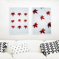 Kit 2 Quadros Maple 45X34Cm - Quadros On-Line