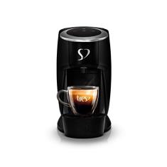 3 Corações TRES Cafeteira Espresso e Multibebida Touch Preta - 220V