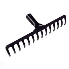 Ancinho Curvo Pesado com 14 Dentes Tramontina em Aço sem Cabo Tramontina