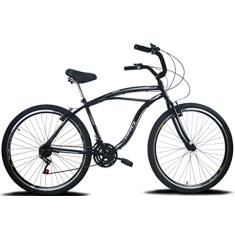 Bicicleta Caiçara Beach Aro 29 18v (Preto/Cinza)