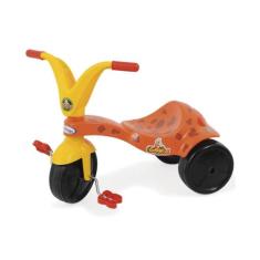 Triciclo Infantil Girafito Amarelo E Laranja Xalingo