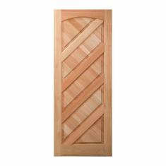 Folha de Porta Maciça 210x62cm Eucalipto Pm06 Magna Cruzeiro Portas Nude