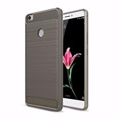 XIAOMI Capa para Mi MAX 2, Manyip Capa de material de fibra de carbono TPU, capa ultrafina fina, lisa, antiderrapante, antiimpressões digitais, capa protetora totalmente elegante simples para XIAOMI