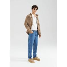 Calça Jeans Masculina Slim Com elastano - Hering, 040, Azul