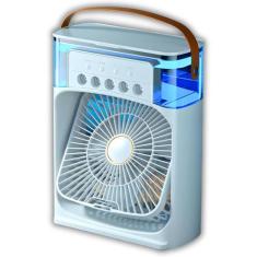Mini Ventilador Umidificador Ar Condicionado Climatizador de Mesa USB 