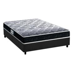 Cama Box Casal: Colchão Ortopédico Probel D33/Ep Advanced Tech1500 + Base Crc Suede Gray(138X188)