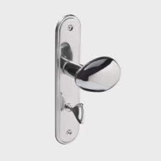 Fechadura 404 Com Espelho Cromado Banheiro