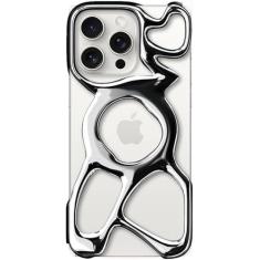 Angry miao Capa de celular vazia para iPhone 16 Pro Max (apenas), compatível com MagSafe, leve de 22 g, dissipação de calor, ampla proteção