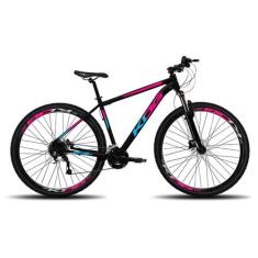 Bicicleta Aro 29 KOG 27 Marcha Freio Hidráulico K7 e Trava, Preto, Ros