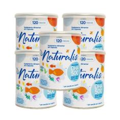 Ômega 3 DHA 500 Naturalis 120 Cápsulas, 5 Unids
