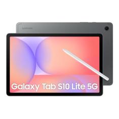 Galaxy Tab S10 Lite, 128GB, Tela 10.9", 5G, Cinza